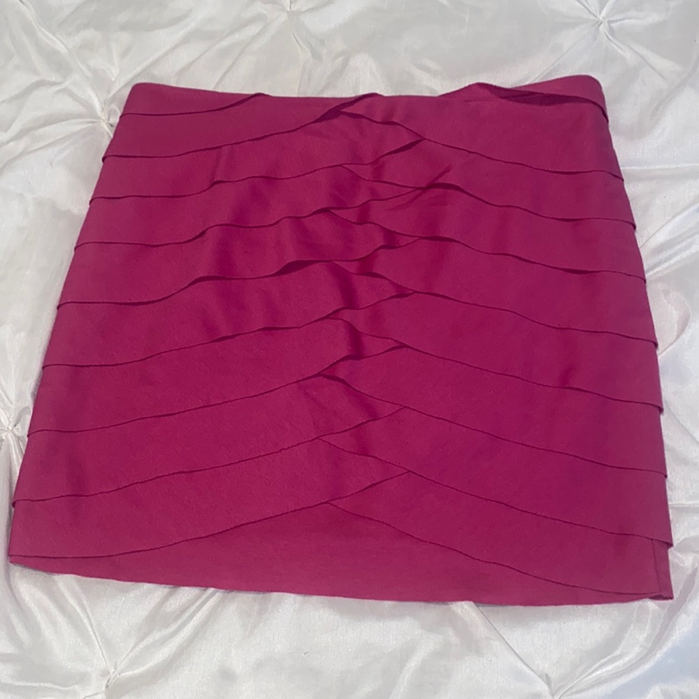 Pink layer skirt | size: L